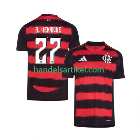 CR Flamengo Bruno Henrique 27 Heim Trikotsatz 2025/26 Kurzarm